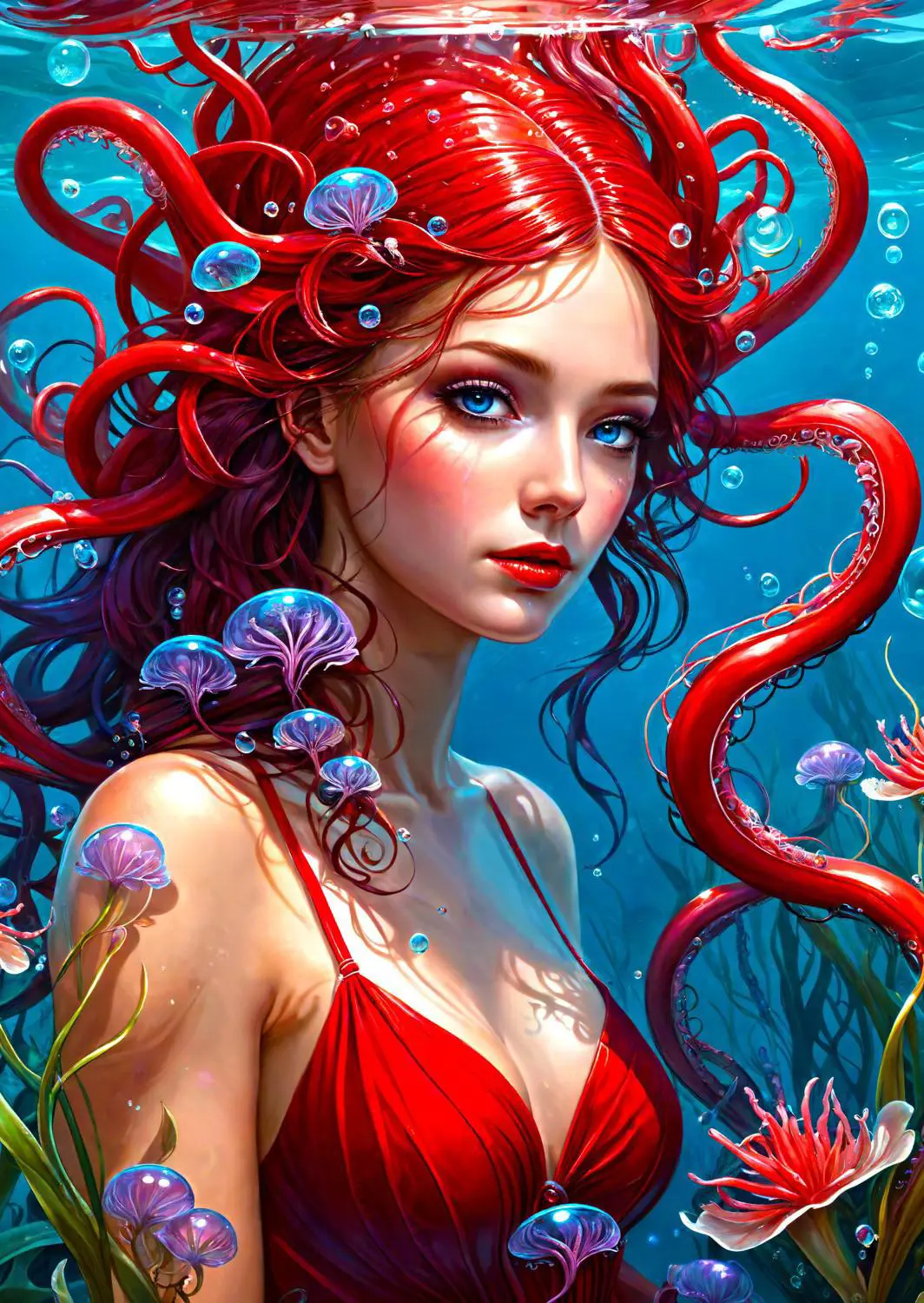 Puzzle Ginger Mermaid