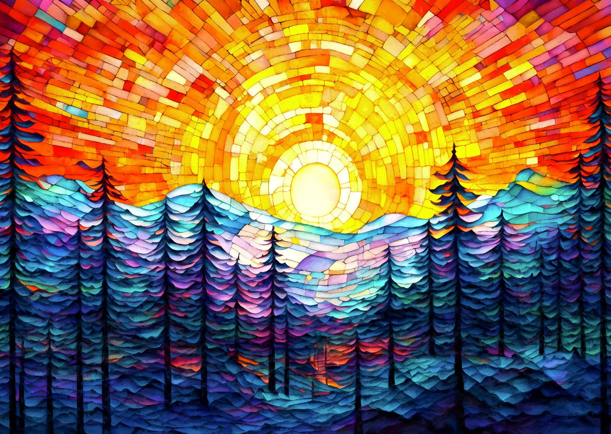 Puzzle Glorious Sunset