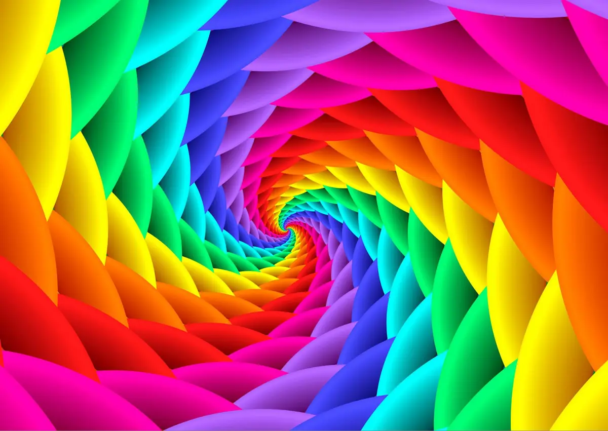 Puzzle Dúhový kruh