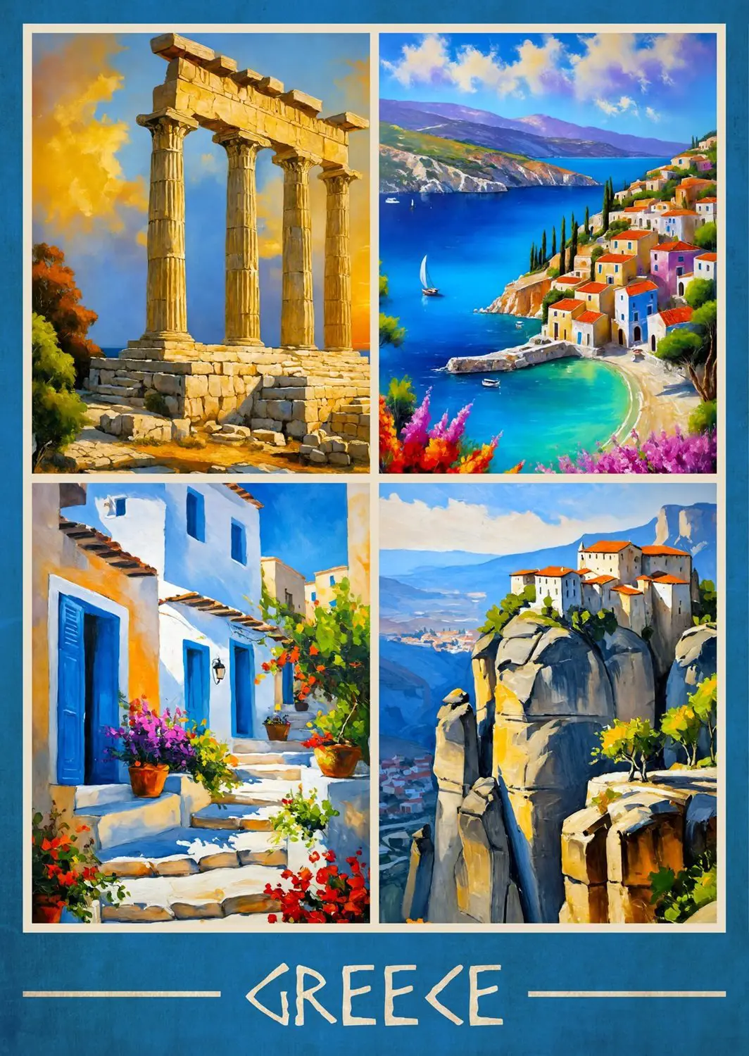 Puzzle Vederi grecești