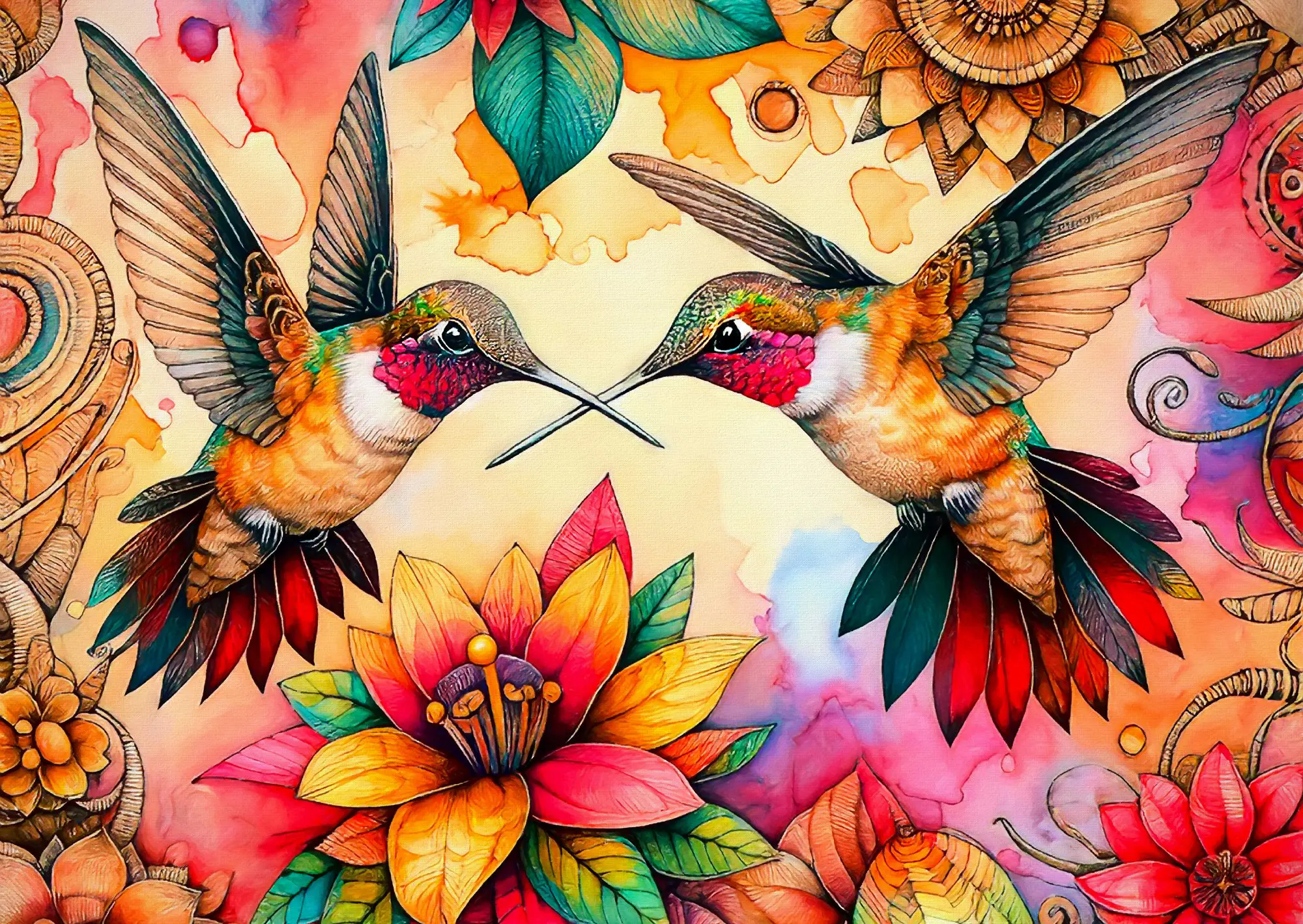 Puzzle Hummingbird Haven
