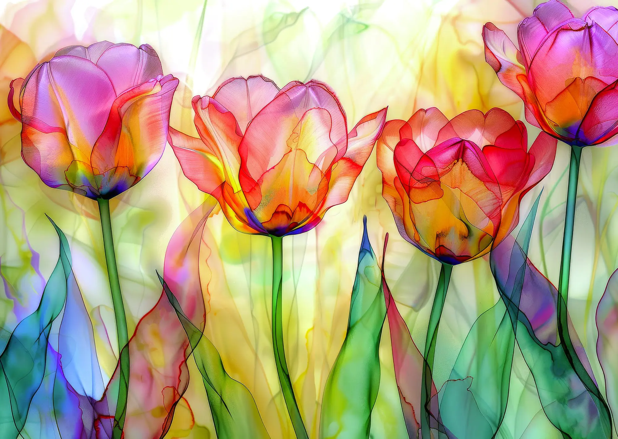 Puzzle Tulip Garden