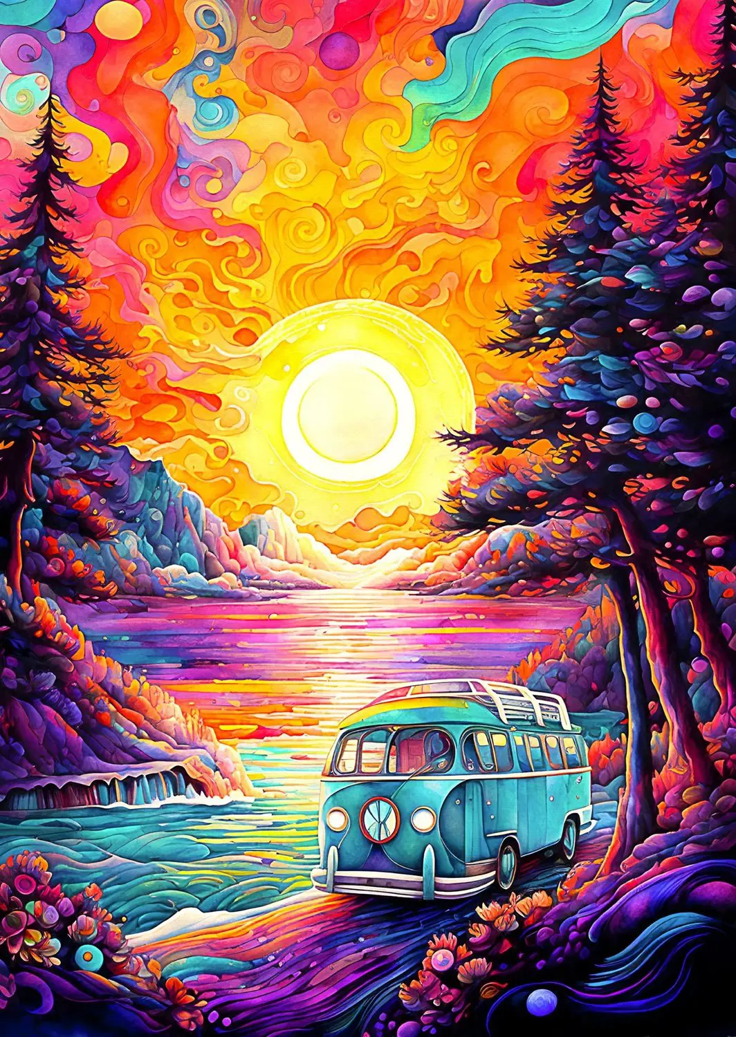 Puzzle Van Life at the Beach