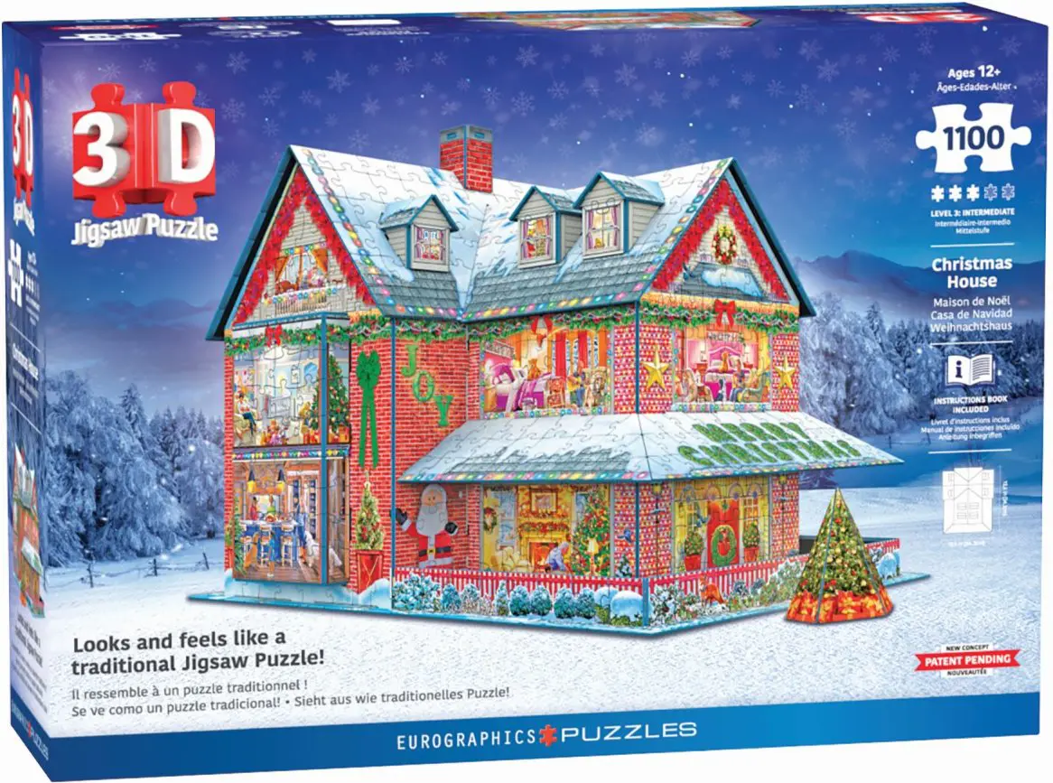 Puzzle Puzzle 3D - Casa de Craciun