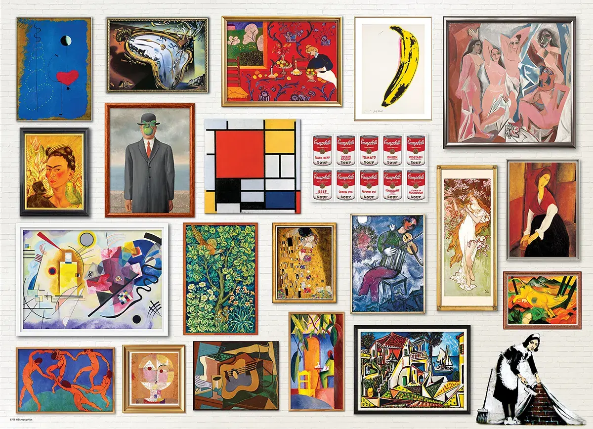 Puzzle Obras maestras del arte moderno