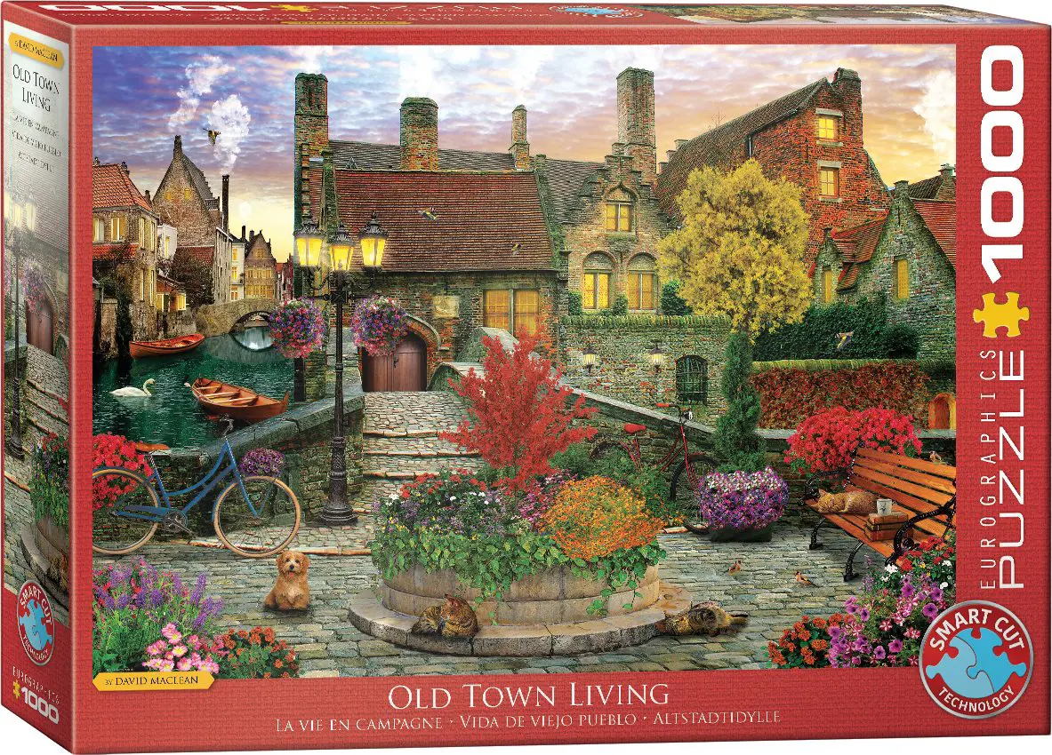 Puzzle Viata in orasul vechi