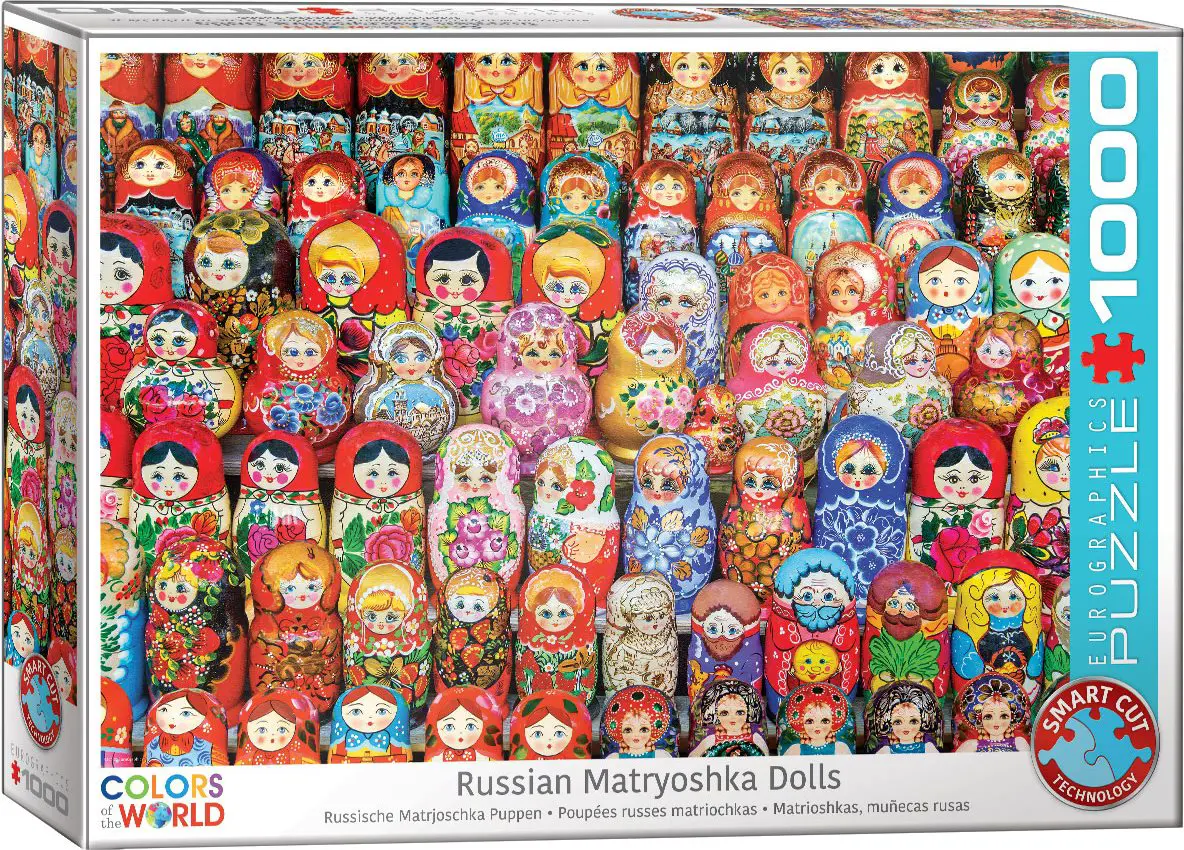 Puzzle Russian Matryoshkas Dolls
