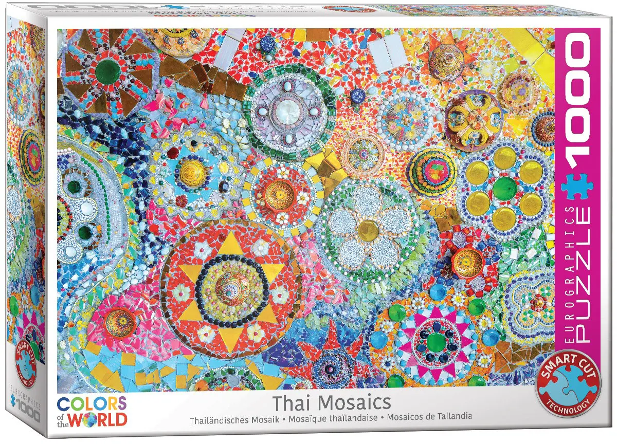 Puzzle Thaiföldi színes mozaik