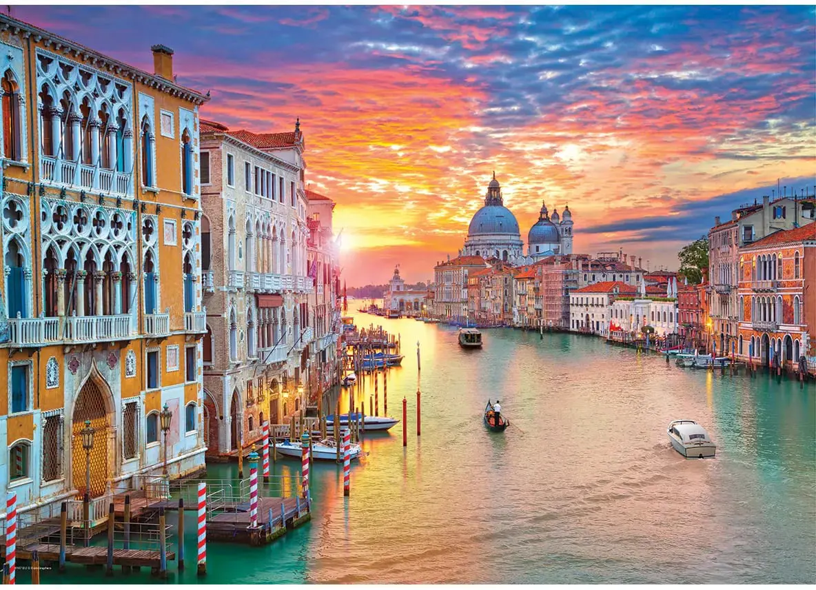 Puzzle A Grand Canal varázsa Velencében, Olaszország