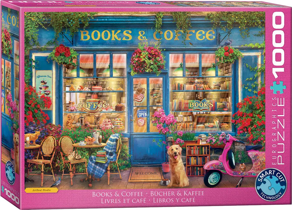 Puzzle Walton: Books and Coffee