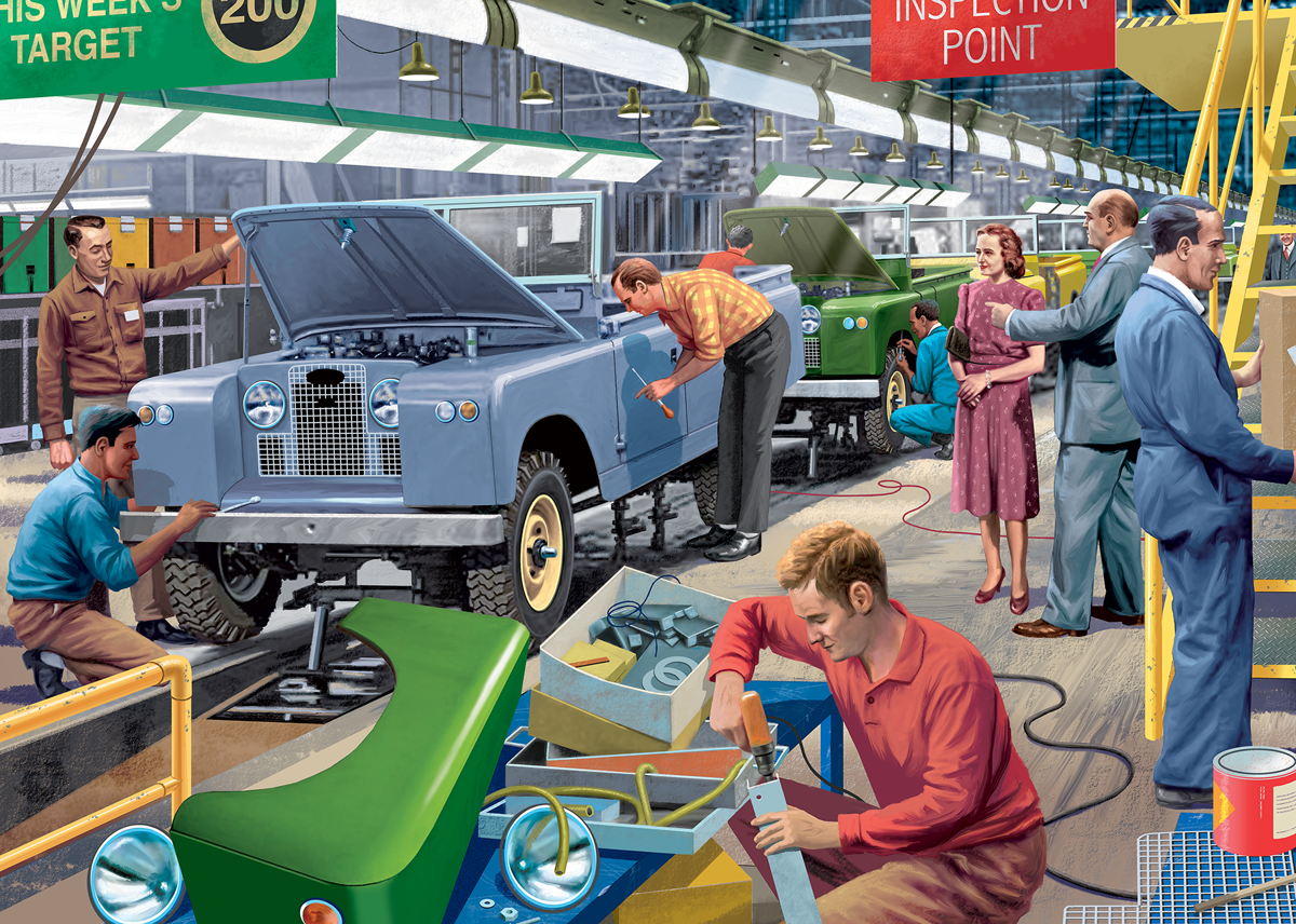 Puzzle Car Factory