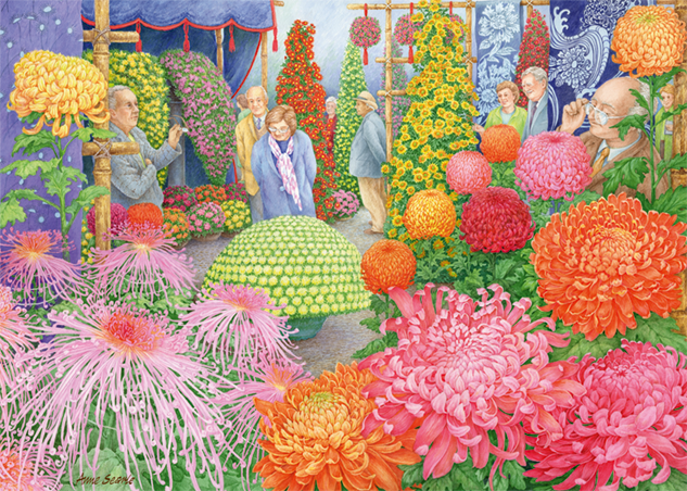 Puzzle Flower Show: Optimism and Joy