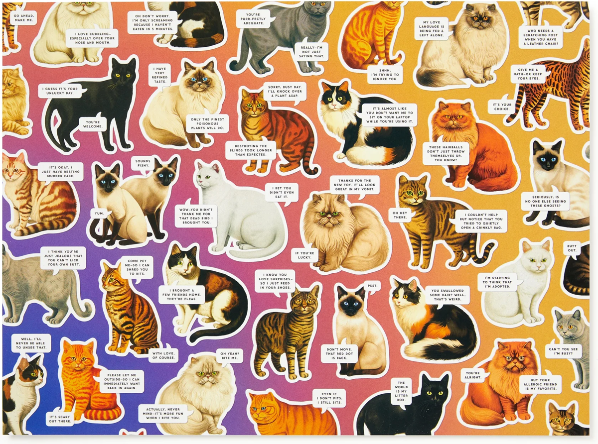 Puzzle Moody Cats
