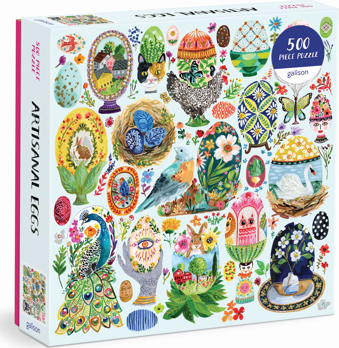 Puzzle Kézműves, díszített tojások