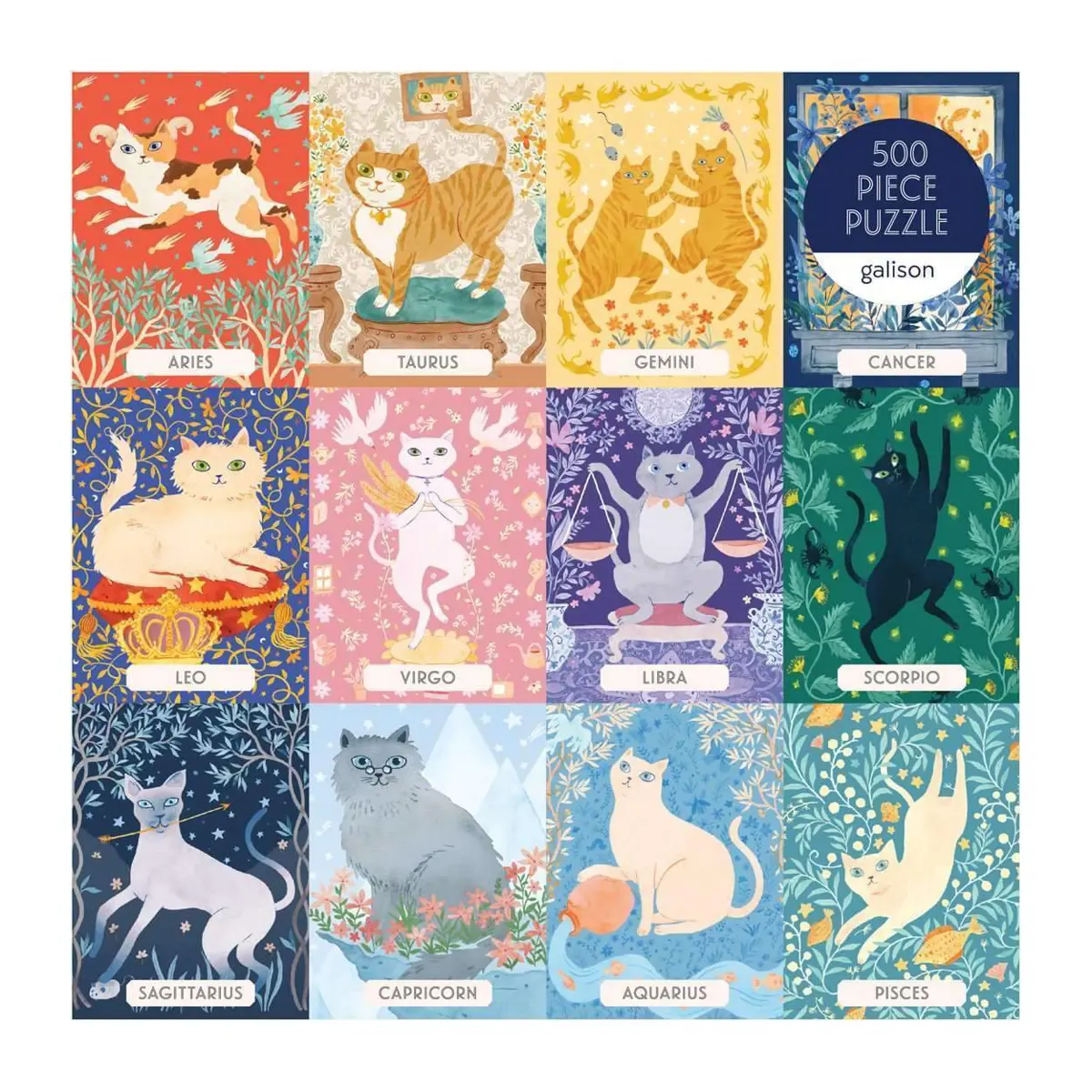 Puzzle Cat Zodiac