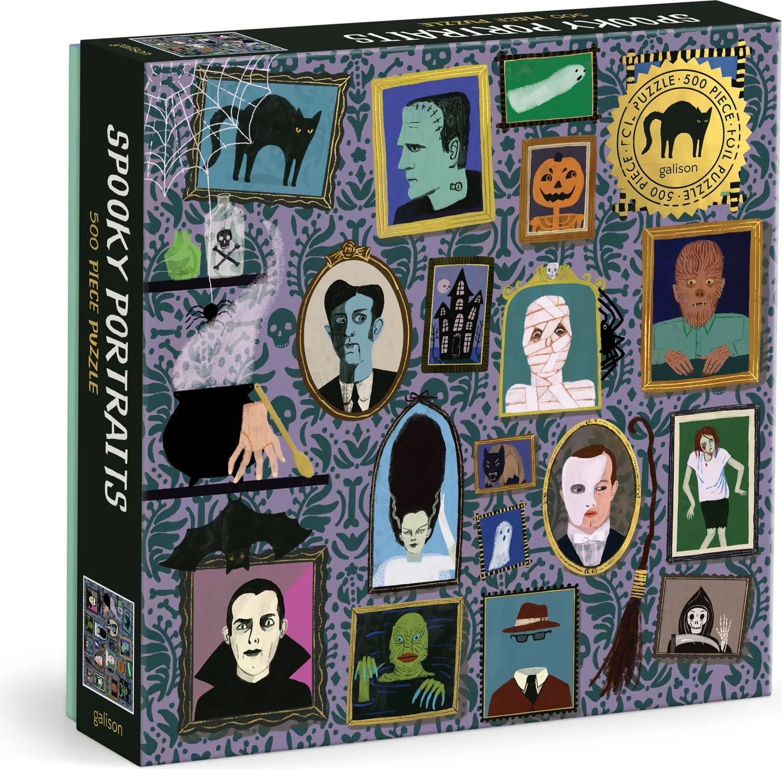 Puzzle Spooky Portraits metal
