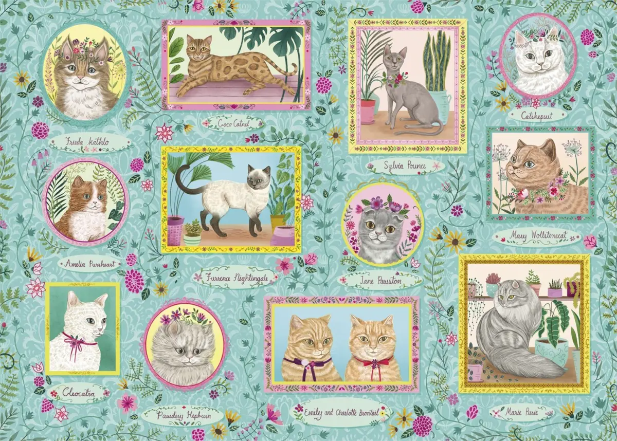 Puzzle Famous Felines
