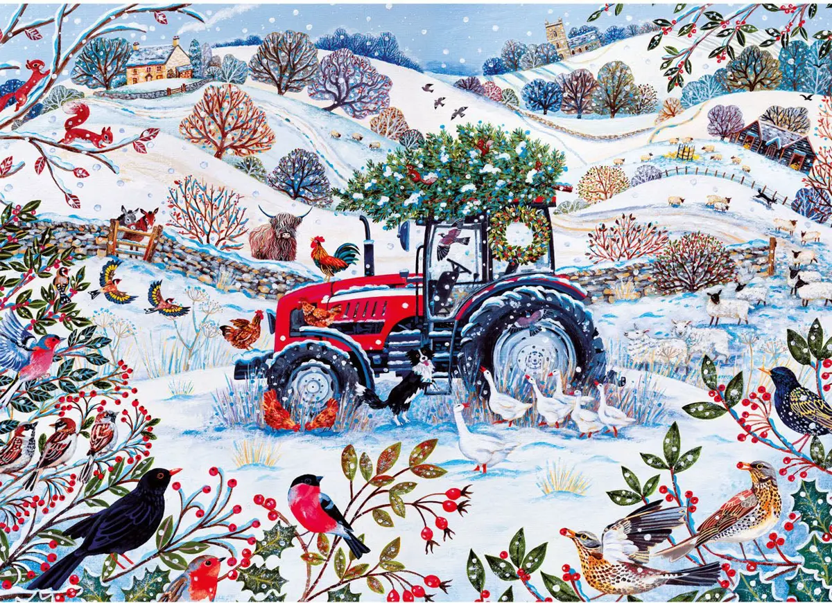 Puzzle Festlig gård