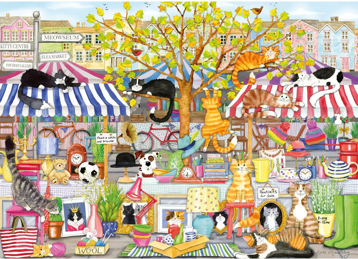 Puzzle Loppemarkedskatte