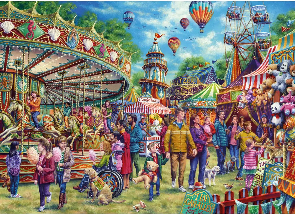 Puzzle Divertimento alla fiera