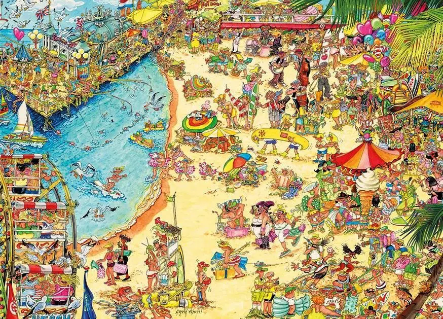 Puzzle Jokesaws: Seaside Shenanigans