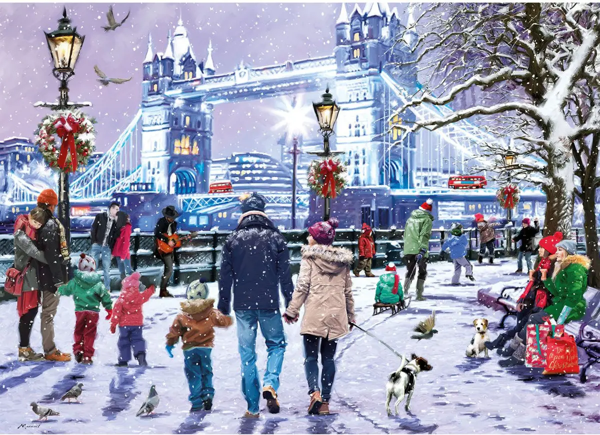 Puzzle Il Tower Bridge a Natale