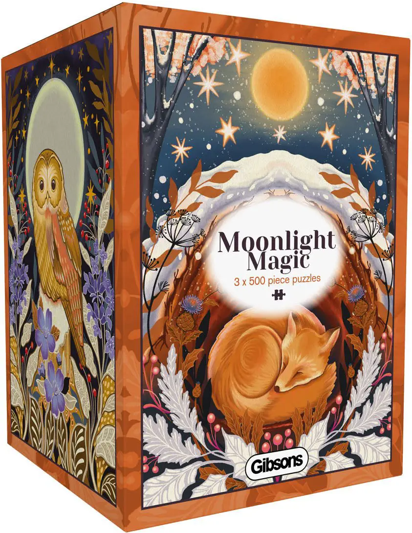 Puzzle 3x500 Magia al chiaro di luna
