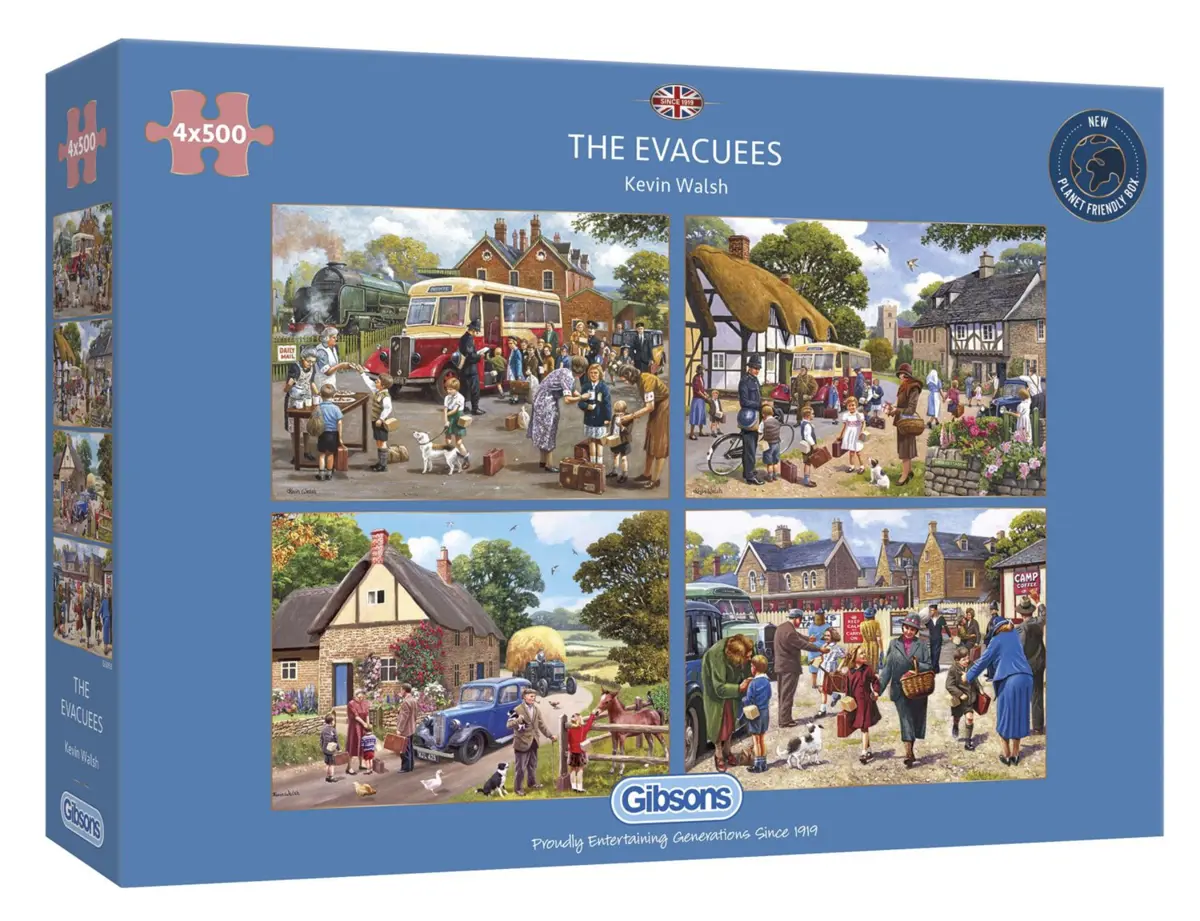 Puzzle 4x500 The Evacuees