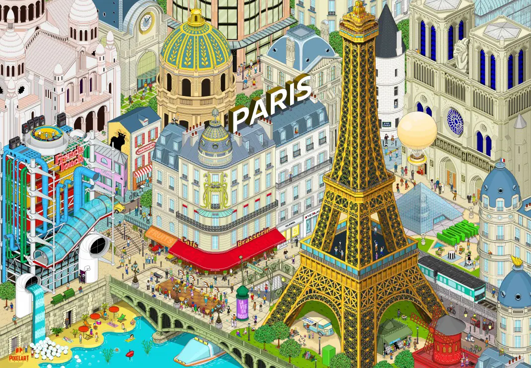 Puzzle Here is Paris