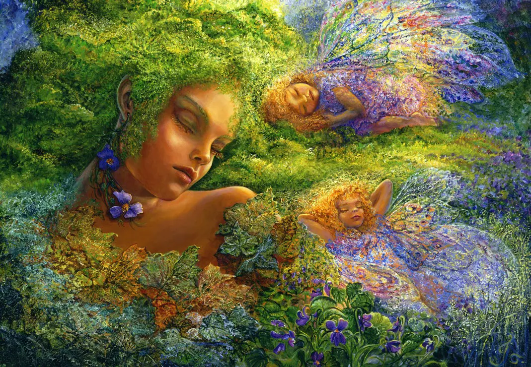 Puzzle Josephine Wall: La doncella del musgo
