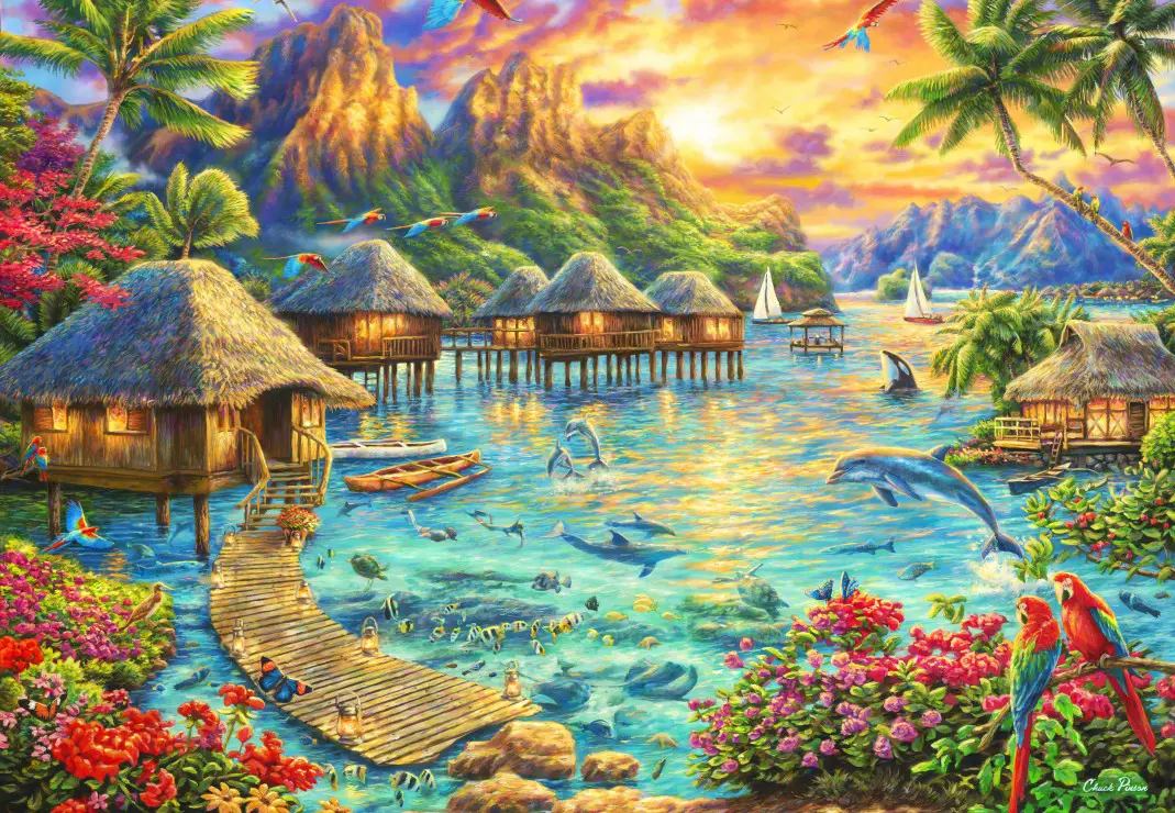 Puzzle Pinson: Tropical Oasis 