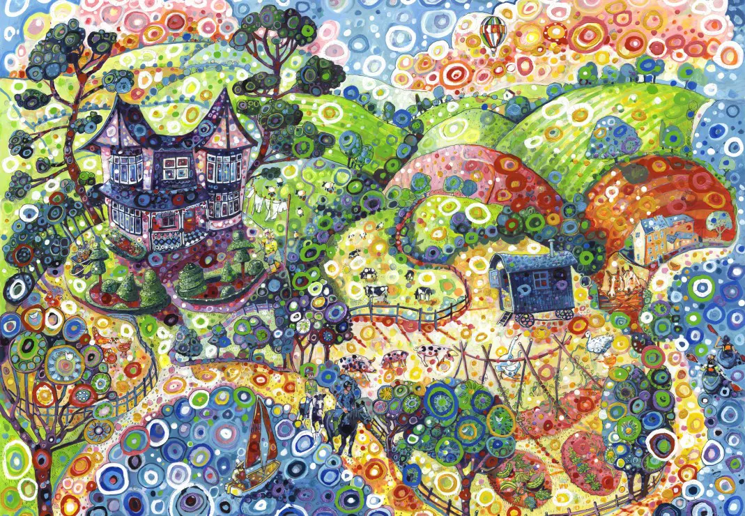 Puzzle Sally Rich: Navštívte Devon