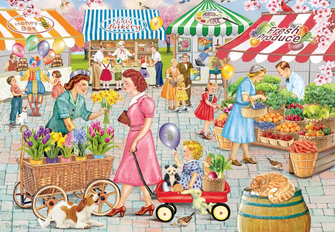 Puzzle Smallburg Spring Market