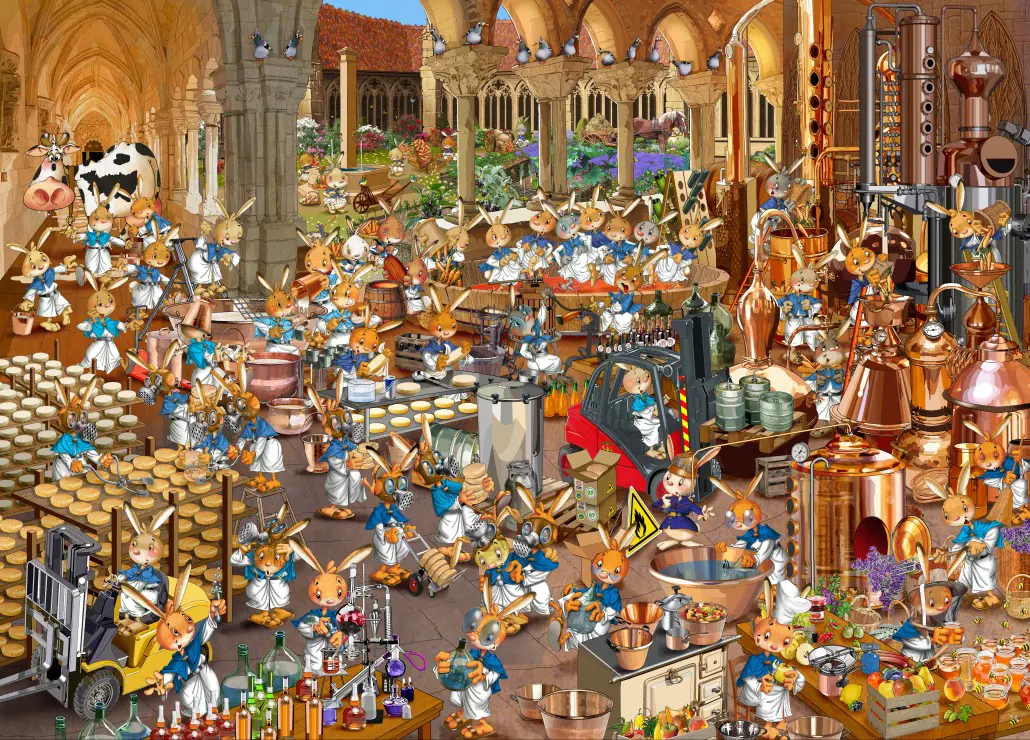 Puzzle Françoise Ruyer: Kláštor