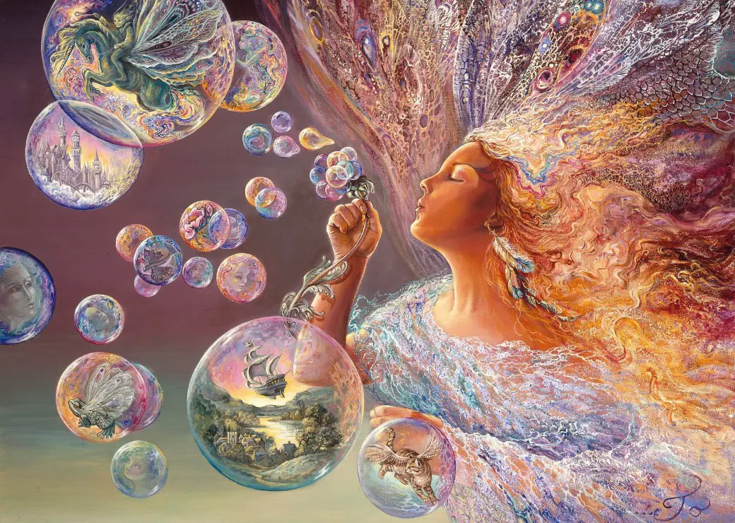 Puzzle Josephine Wall: Blasenblume