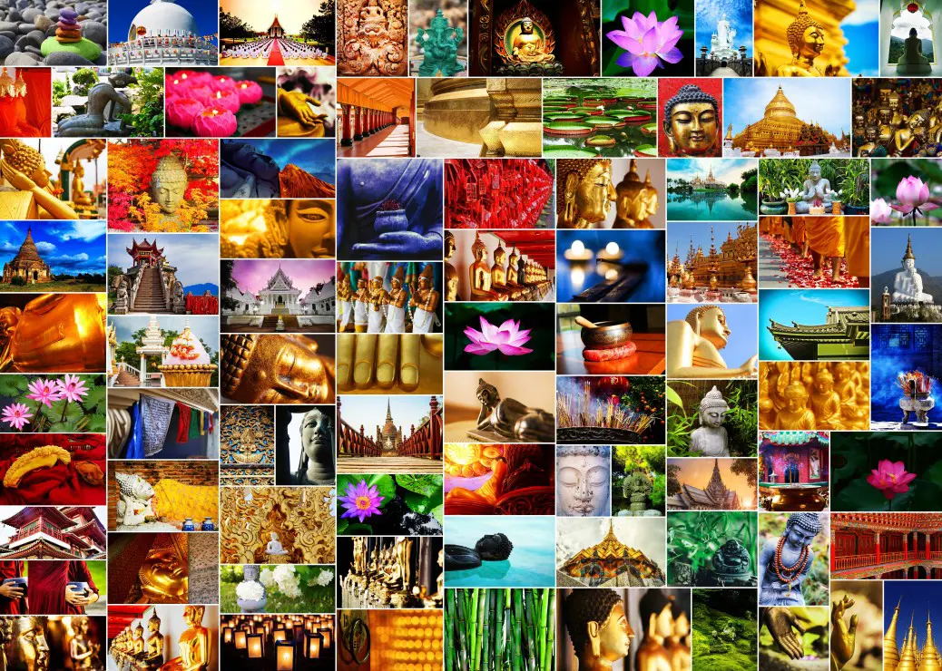 Puzzle Kollázs - Zen