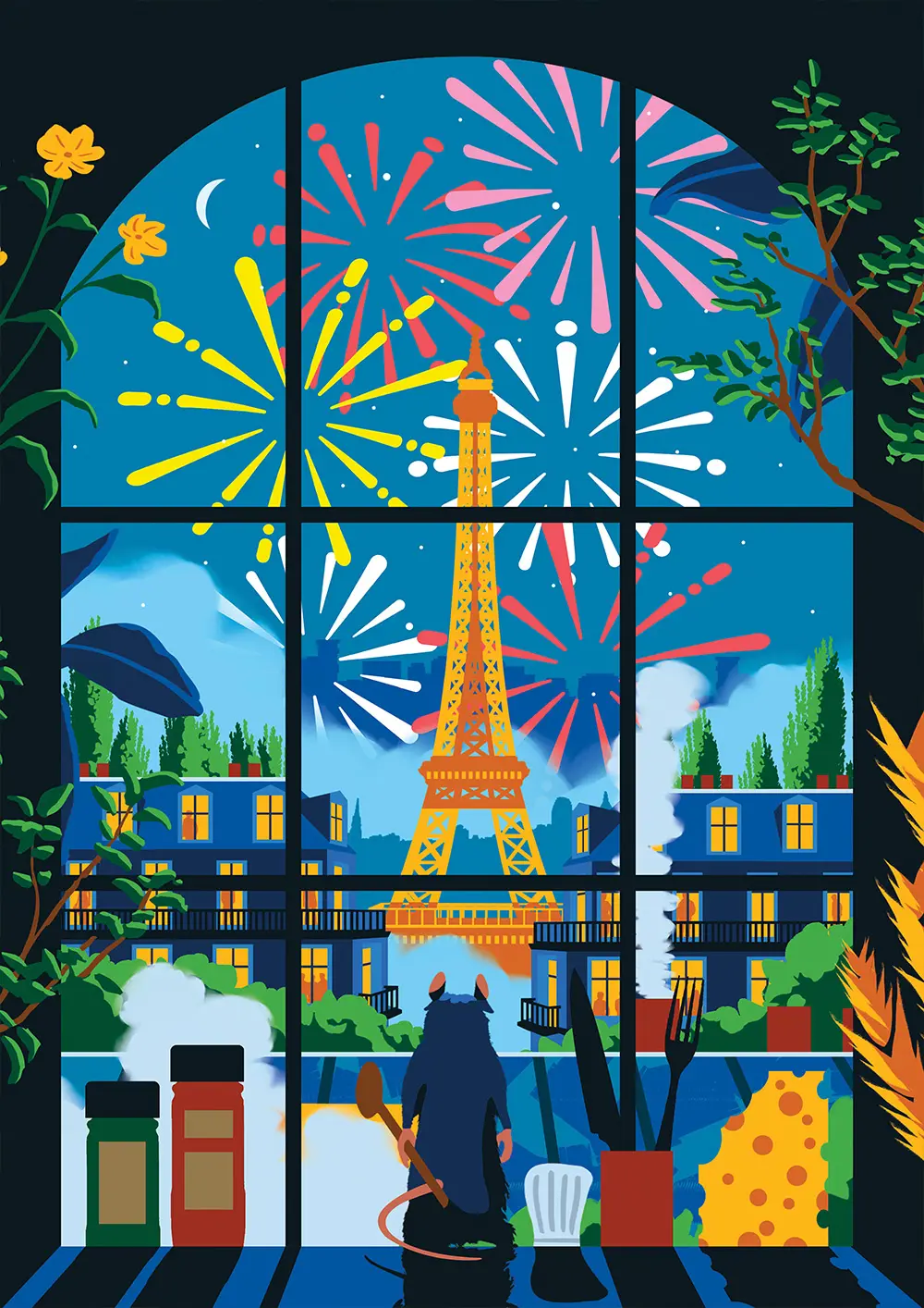 Puzzle Sub cerul Parisului