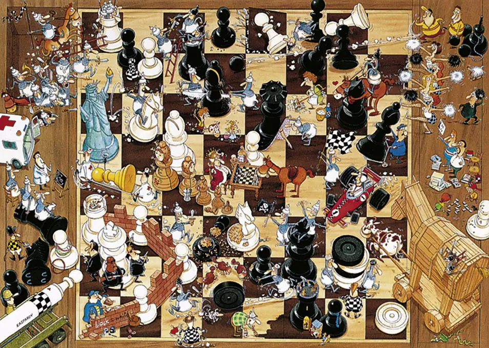Puzzle Marino Degano: White or black