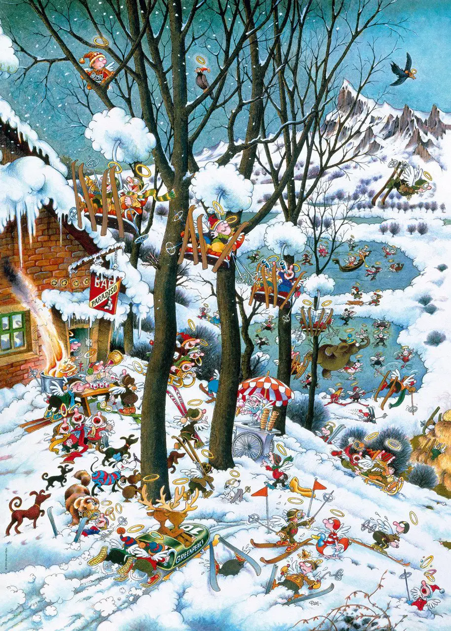 Puzzle Michael Ryba: Raj v zime
