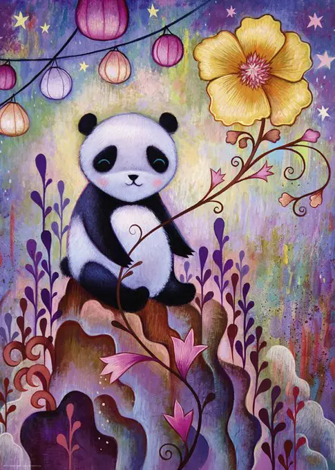 Puzzle Jeremiah Ketner: Osamelá panda
