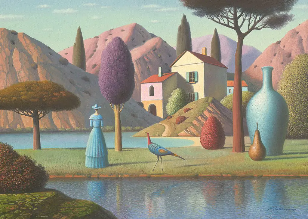 Puzzle Zeitlos: Lady in Blue