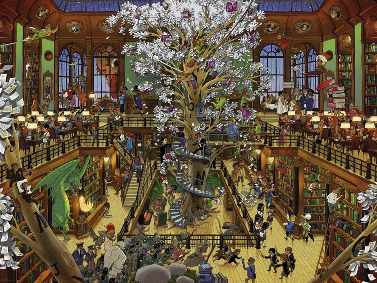 Puzzle Bibliothek