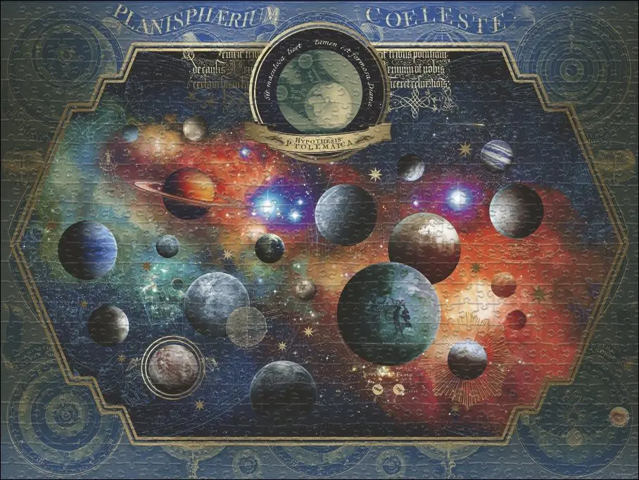 Puzzle Map Art: Space World