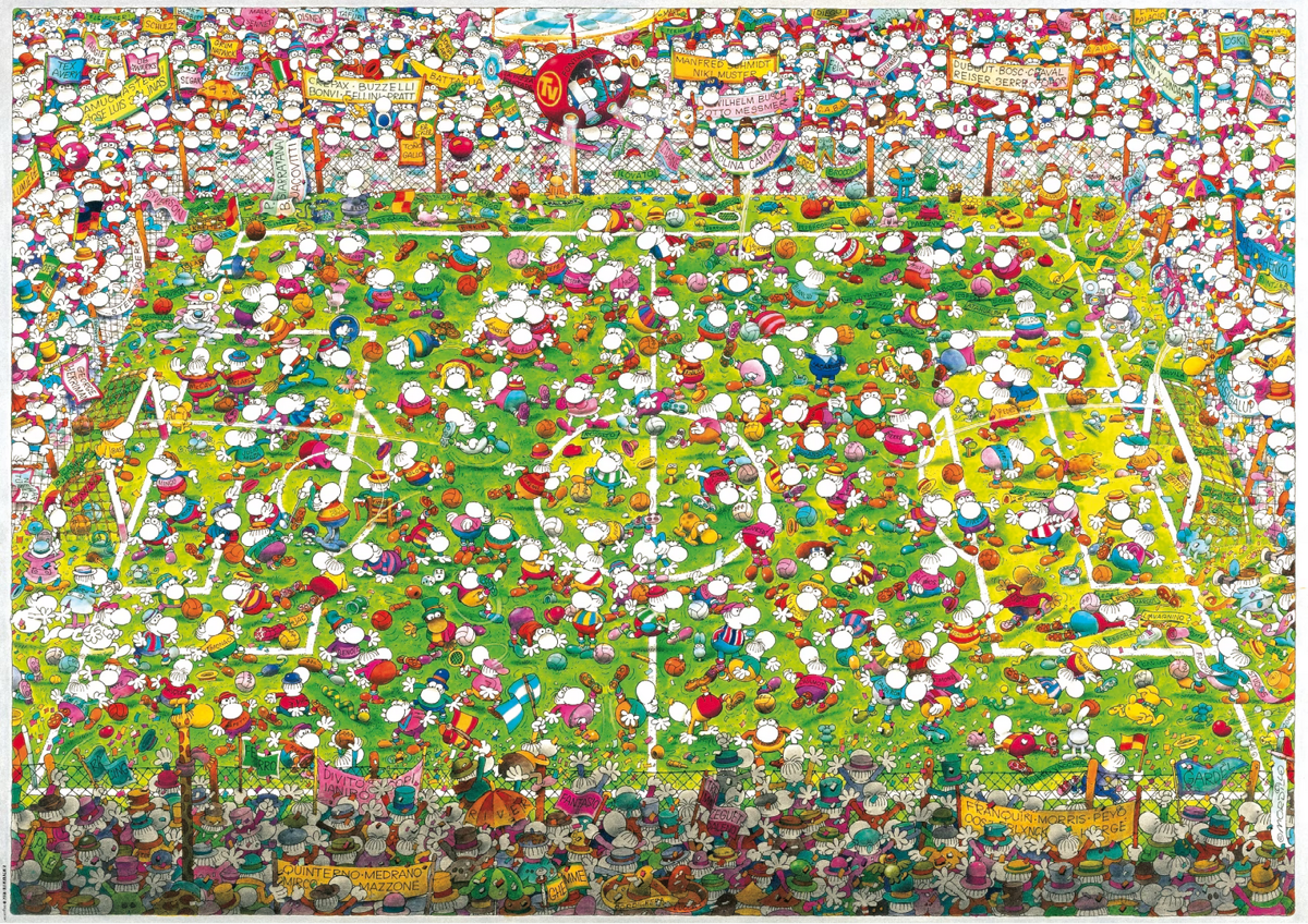 Puzzle Bojāta kaste Mordillo: Crazy World Cup