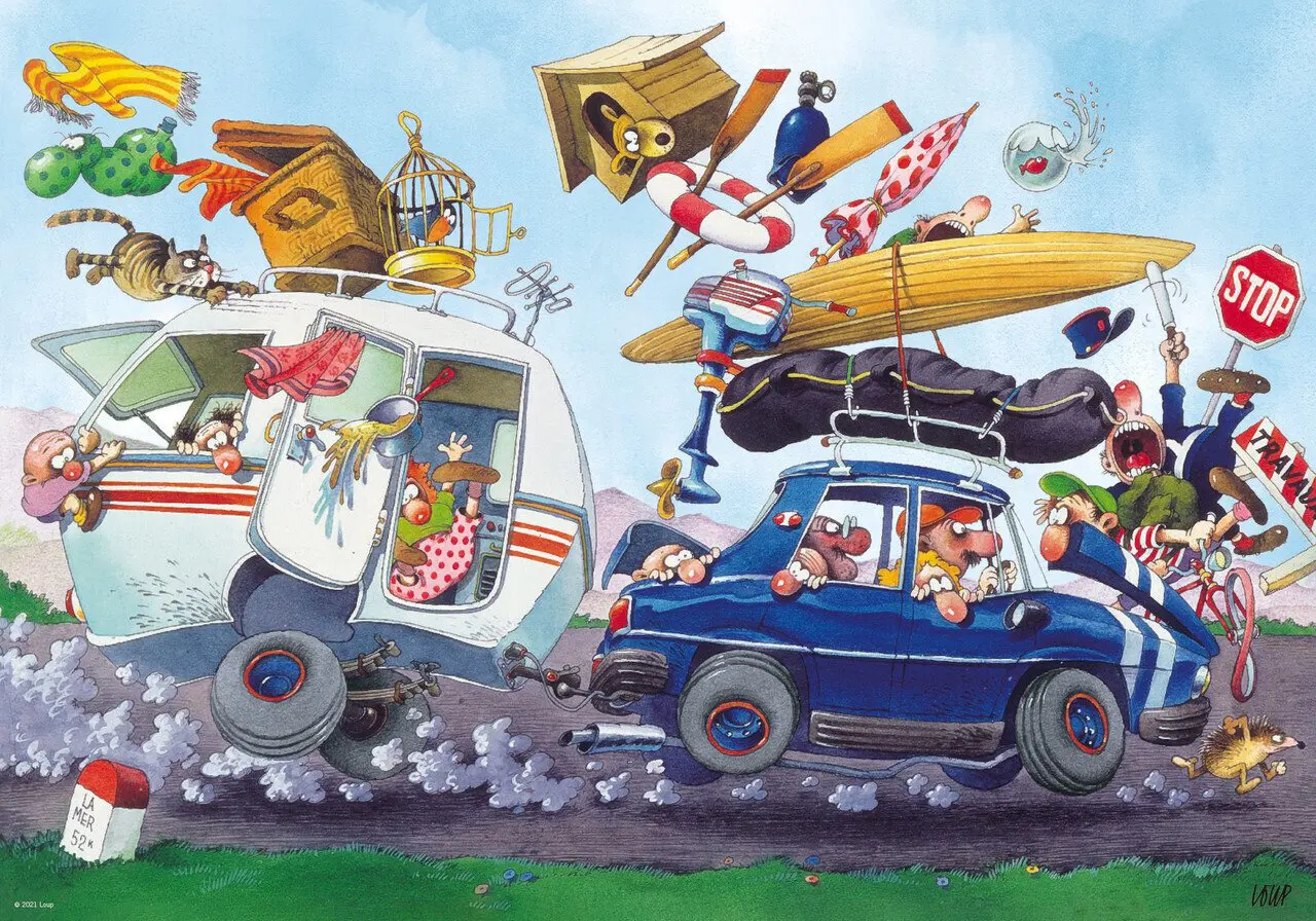 Puzzle Loup: Dovolenka