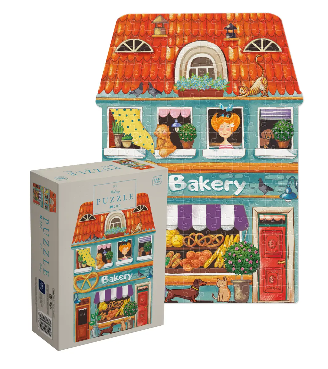 Puzzle Shape House: Padaria