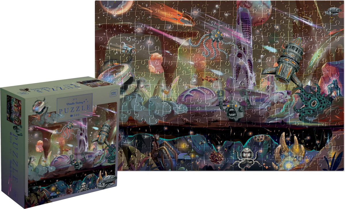 Puzzle Fantaisie métallique : Space Quest