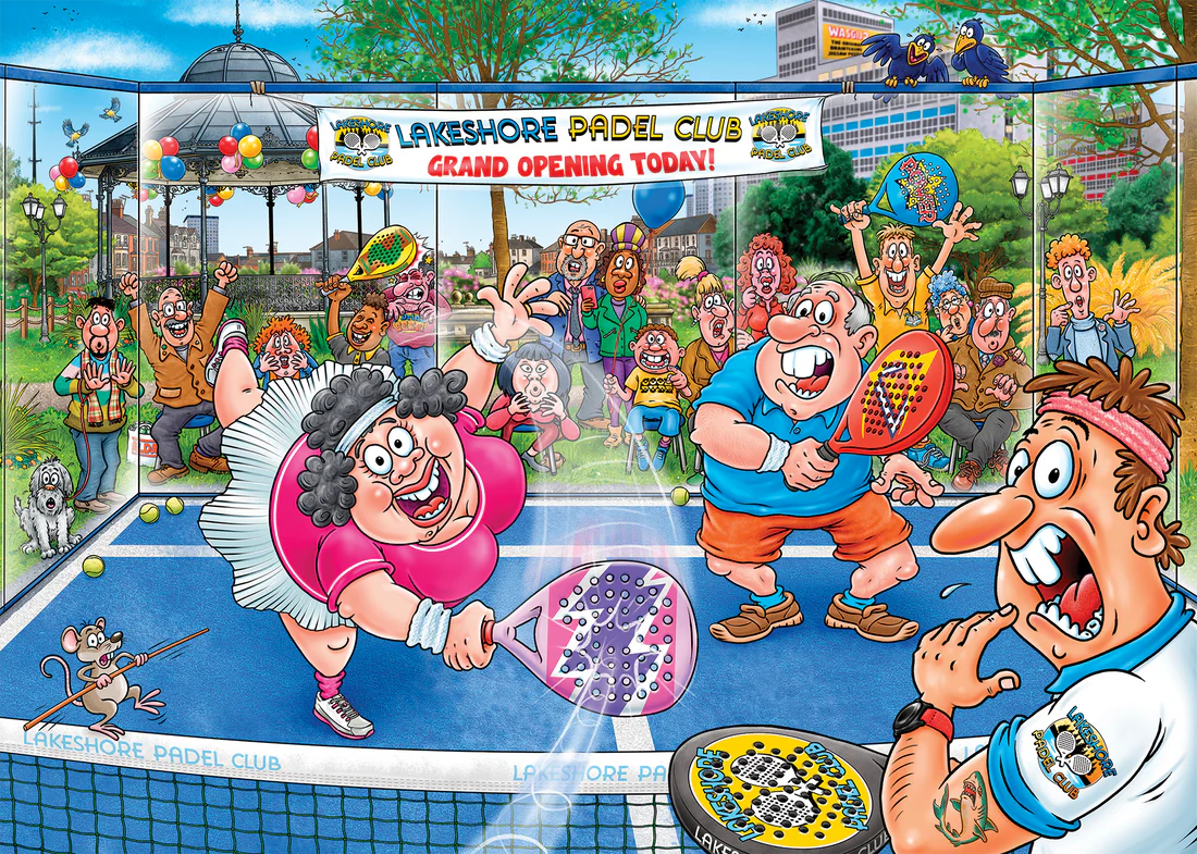 Puzzle Wasgij Original 49: Padel Panic!
