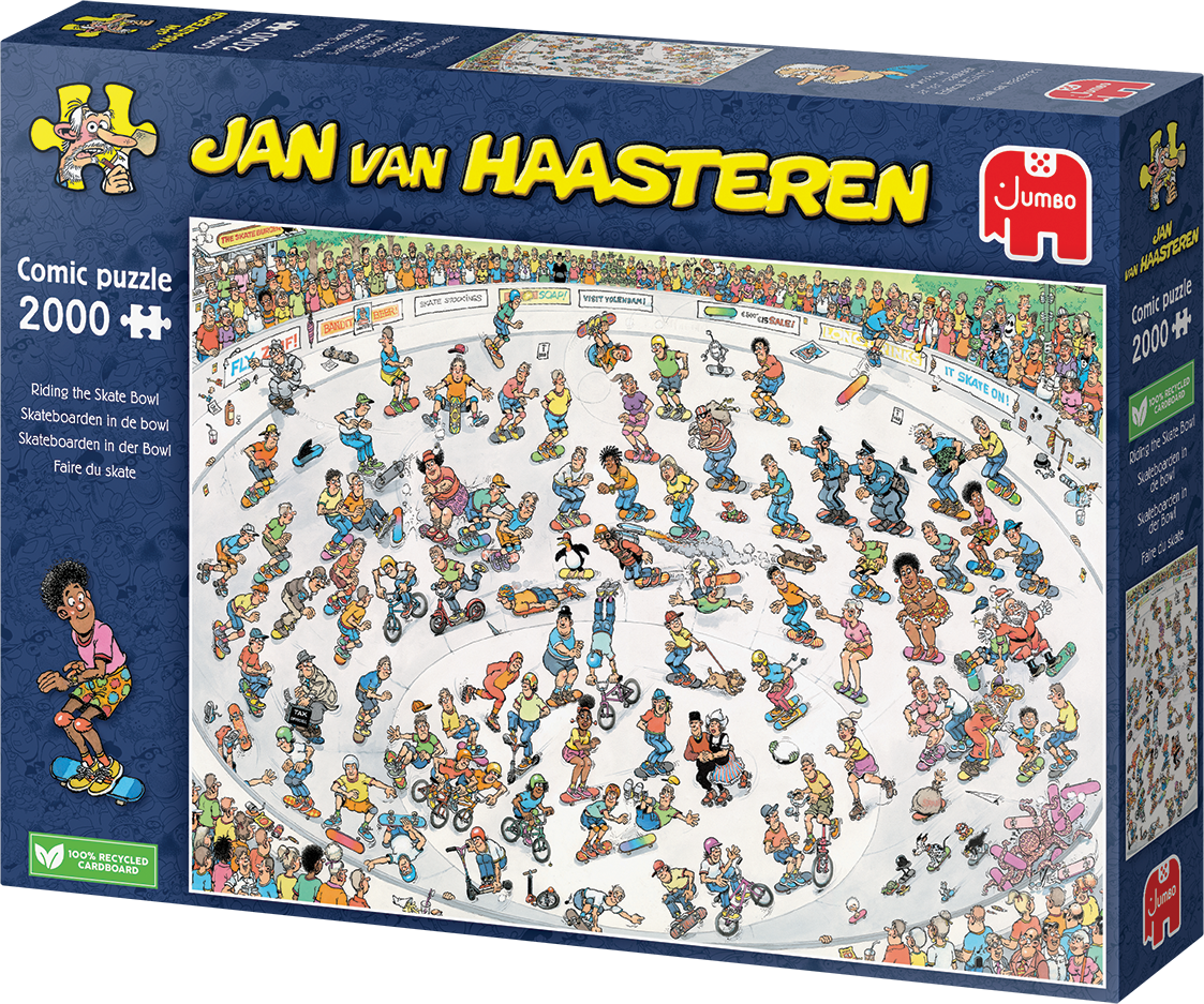 Puzzle Jan van Haasteren - Riding The Skate Bowl