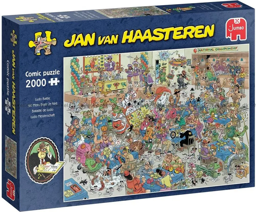 Puzzle Jan Van Haasteren: Ludo Battle